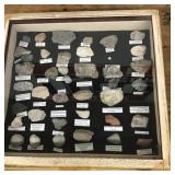 Collection of rocks from historical sites