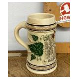 German stoneware beer stein