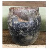 Primitive pottery vessel