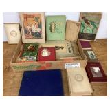 Flat of old books