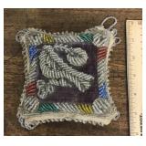 Native American beaded pin cushion