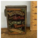 Antique Buckingham smoking tobacco tin