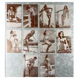 10 vintage arcade cheesecake pinup cards