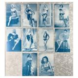 10 vintage arcade cheesecake pinup cards