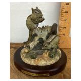 Decorative chipmunk sculpture