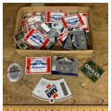 Flat of beer labels