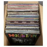 Box of LPs
