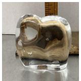 Baccarat crystal elephant