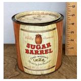 Sugar Barrel pipe tobacco tin