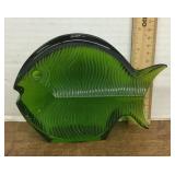 Green Baccarat glass fish