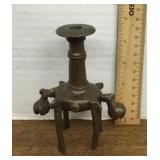 Persian bronze kohl pot