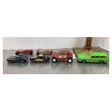 6 diecast vehicles