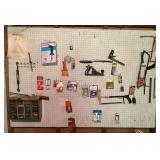 Contents of pegboard