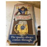24" Wood Pabst sign