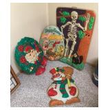 Holiday wall hangings