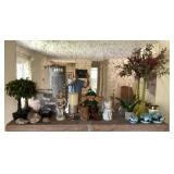 Home decor on mantel