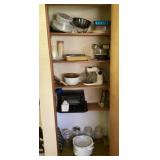Contents of closet