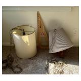 2 swag lamps