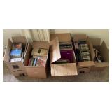 Records, CDs, cassettes, and books