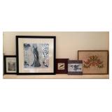 5 framed wall art