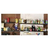 Contents of shelves
