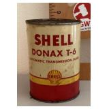 Shell transmission fluid can --full