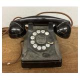 Vintage rotary dial desk phone