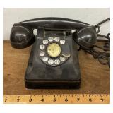 Vintage rotary dial desk phone