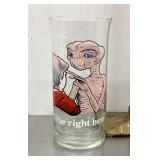 Pizza Hut E.T. character glass
