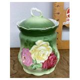 Antique porcelain cracker jar