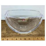 Heavy Orrefors crystal bowl