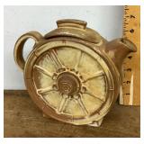 Frankoma pottery wagon wheel teapot