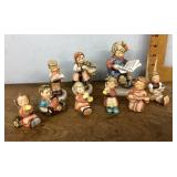 9 Hummel figurines