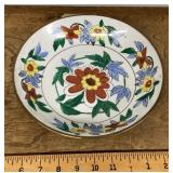 Chinese porcelain bowl wrapped in brass
