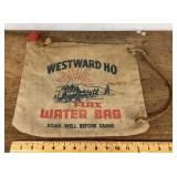 Vintage flax water bag