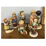 6 Hummel figurines
