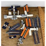 Partially assembled Lego set