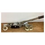 Come-along cable winch