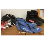 3 pair of racing shoes
