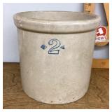 2 gallon stoneware crock