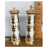 Lenox porcelain salt shaker & pepper mill