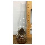 Vintage glass finger lamp