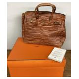 Designer purse with box
