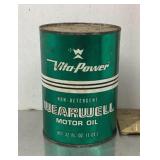 Empty Vita-Power oil can