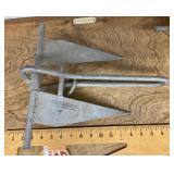 7# galvanized steel fluke anchor