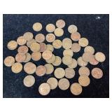 46 wheat pennies 1958