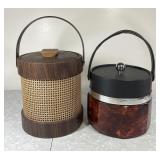 2 Mid Century ice buckets