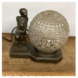 Art deco style electric lamp
