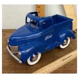 Blue Ford truck
