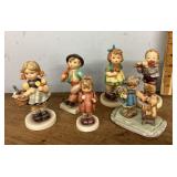 6 Hummel figurines